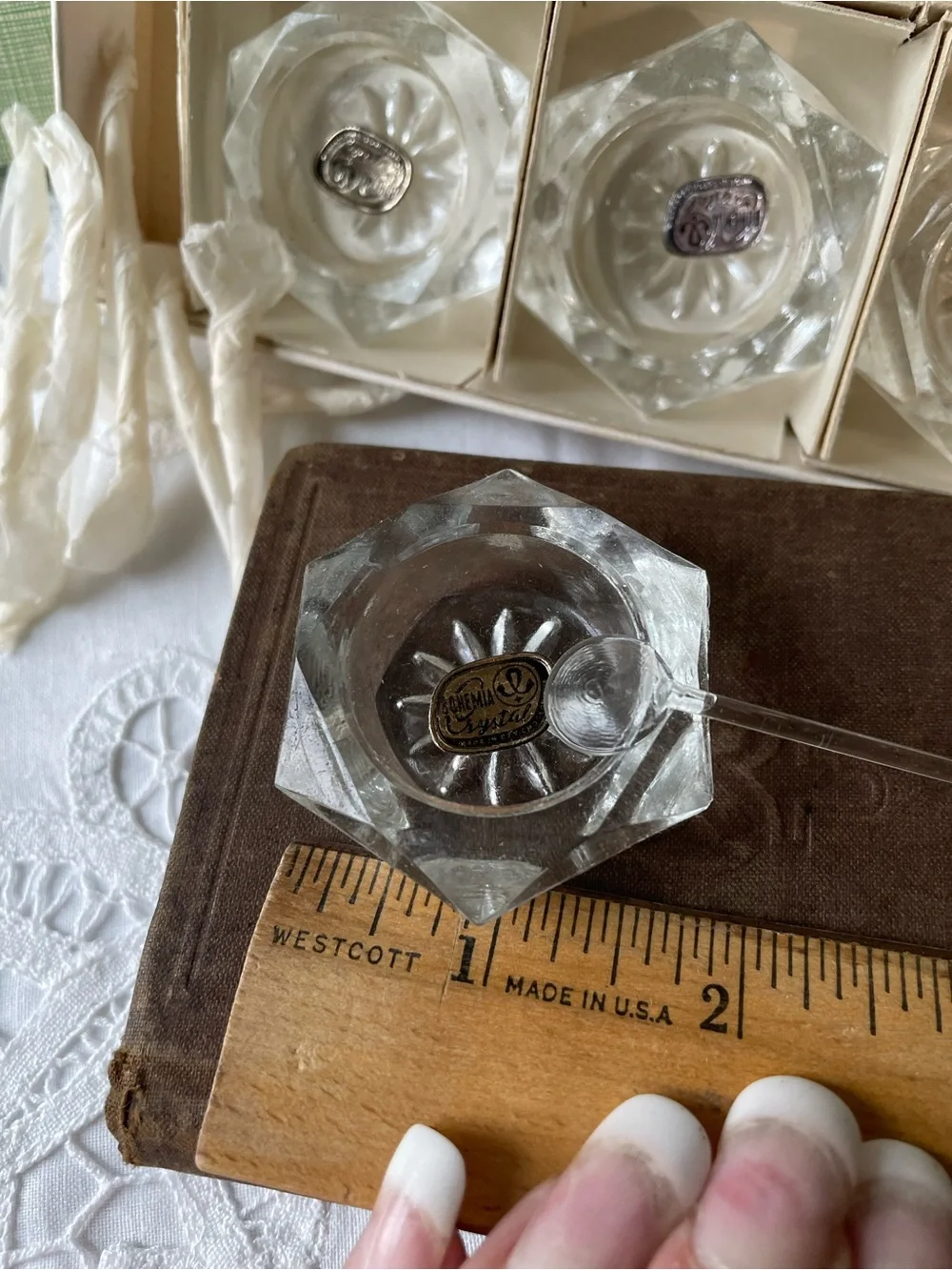 Bohemia vintage glass